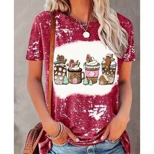 Women's Boutique T-Shirt Hot Cocoa NIP Size Large